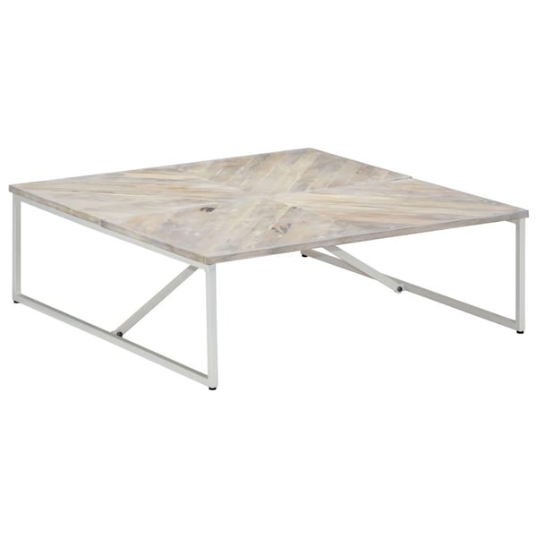 vidaXL Sofabord 110x110x36 cm heltre mango change2