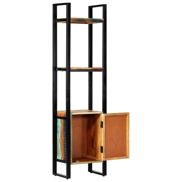 vidaXL Kirjahylly 45x30x171 cm kierrätetty puu