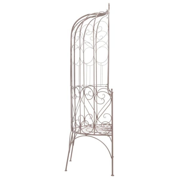 vidaXL havebænk 95 cm jern antik brun
