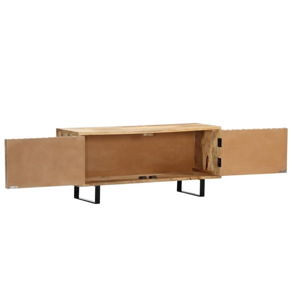 vidaXL TV-taso 90x30x40 cm täysmangopuu
