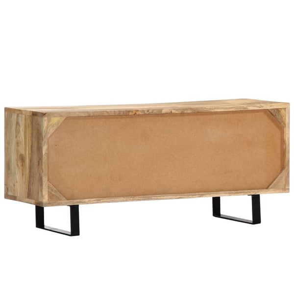 vidaXL TV-taso 90x30x40 cm täysmangopuu
