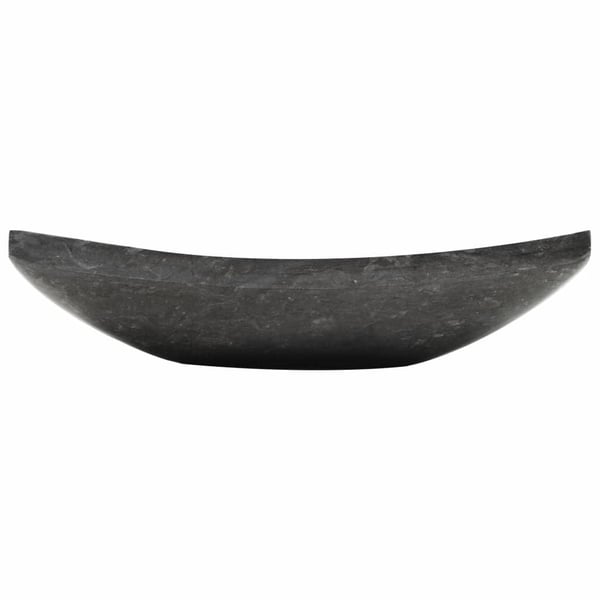 vidaXL Vask 50x35x12 cm marmor svart
