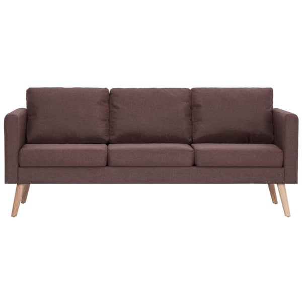 vidaXL sofasæt i 2 dele stof brun