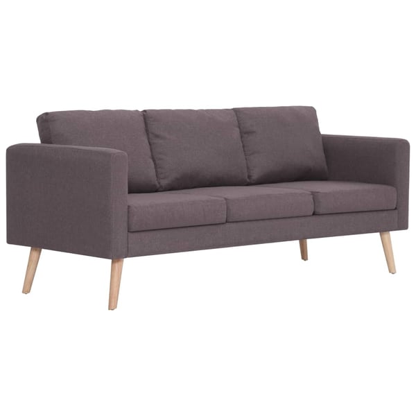 vidaXL sofasæt i 2 dele stof gråbrun