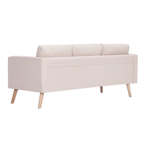 vidaXL sofasæt i 2 dele stof cremefarvet