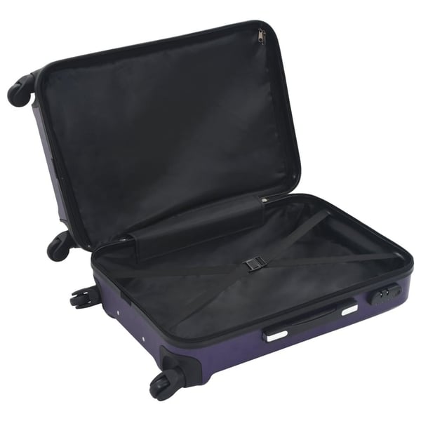 vidaXL kuffertsæt i 3 dele hardcase ABS lilla