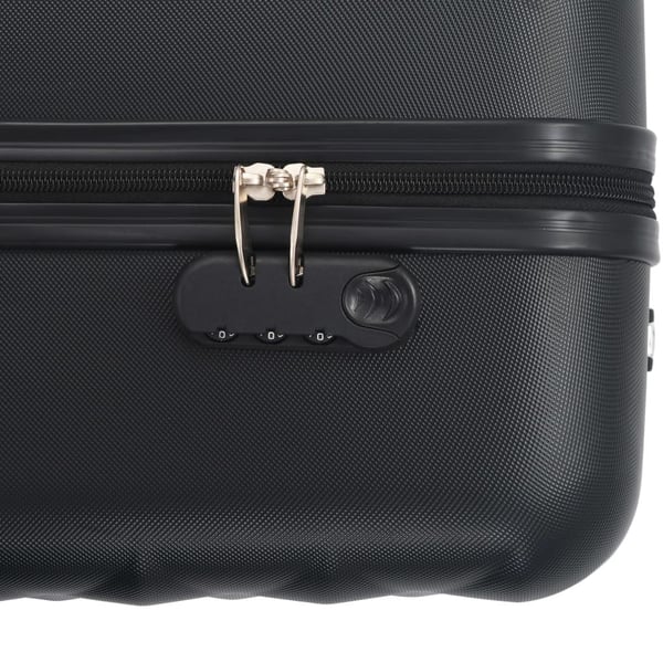 vidaXL kuffertsæt i 3 dele hardcase sort ABS
