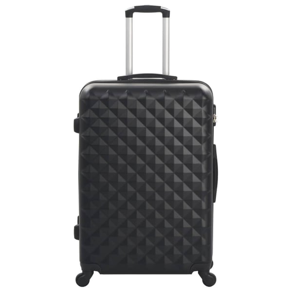 vidaXL kuffertsæt i 3 dele hardcase sort ABS