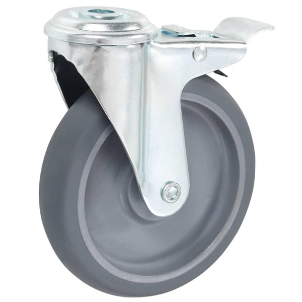 vidaXL Svinghjul med bolthull 4 stk 125 mm