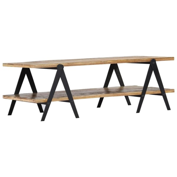 vidaXL Salongbord 115x60x40 cm gjenvunnet heltre