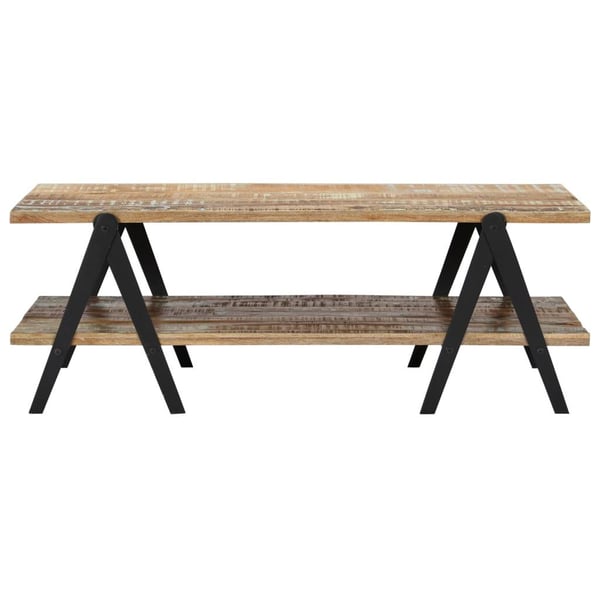 vidaXL Salongbord 115x60x40 cm gjenvunnet heltre