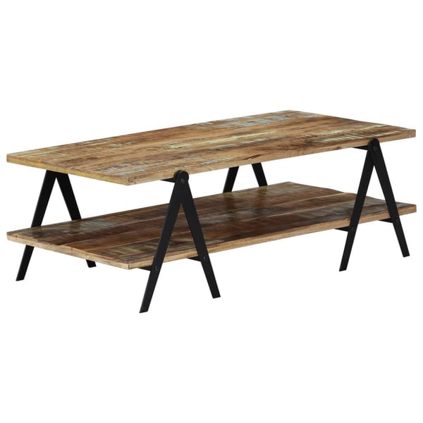 vidaXL Salongbord 115x60x40 cm gjenvunnet heltre