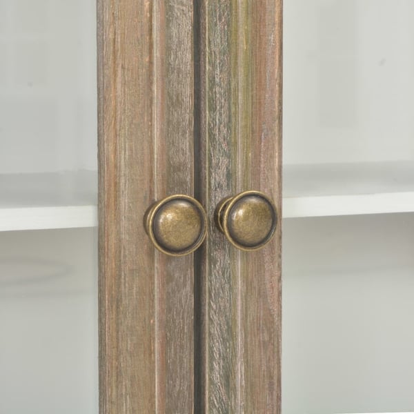 vidaXL vægskab 49x22x59 cm konstrueret træ hvid
