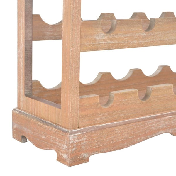 vidaXL Vinhylle brun 70x22,5x70,5 cm MDF