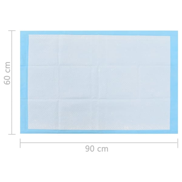 vidaXL Dyretreningsmatter 100 stk 90x60 cm ikke-vevet stoff