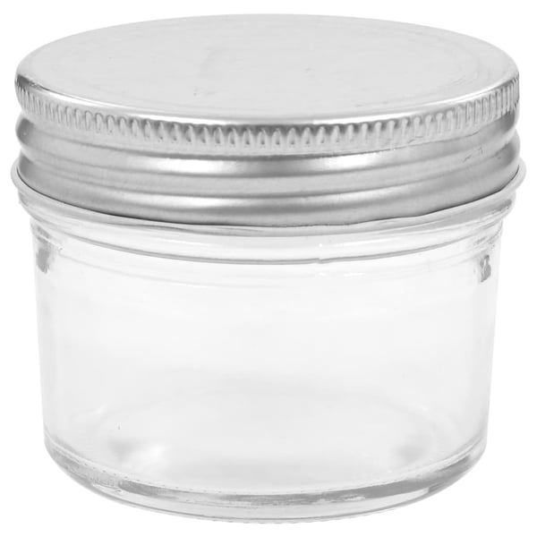 vidaXL Syltetøyglass med sølve lokk 96 stk 110 ml