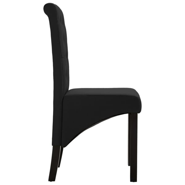 vidaXL spisebordsstole 2 stk. stof sort