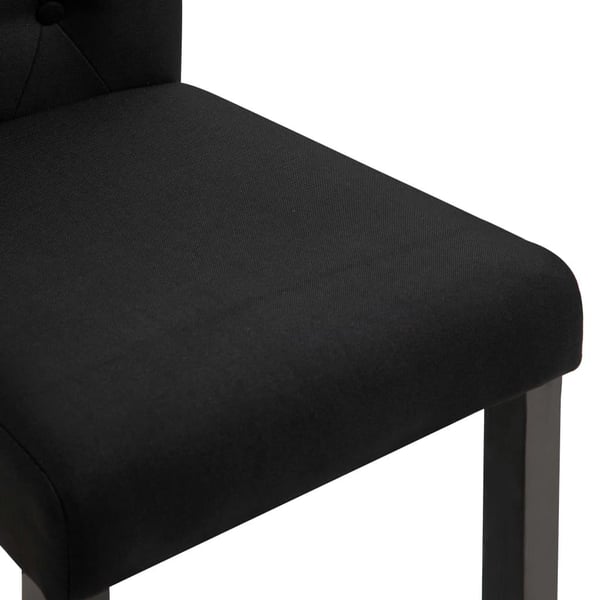 vidaXL spisebordsstole 2 stk. stof sort
