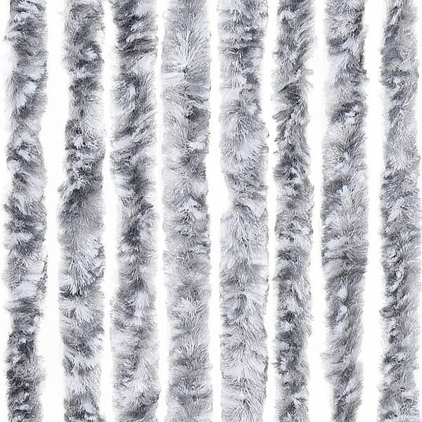 vidaXL Insektgardin 56x185 cm hvit og grå