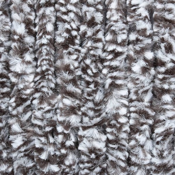 vidaXL Insektgardin 100x220 cm brun og beige