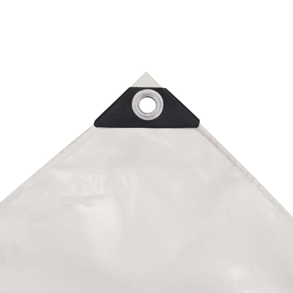 vidaXL presenning 650 g/m² 5 x 6 m hvid