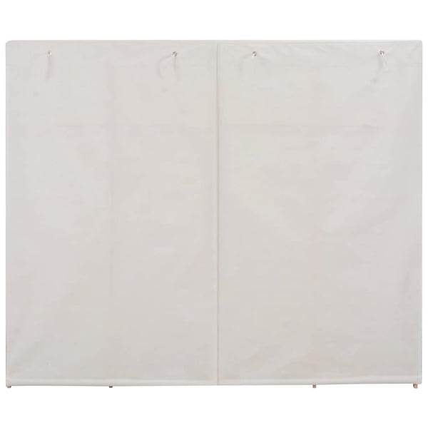 vidaXL Garderobeskap hvit 200x40x170 cm stoff