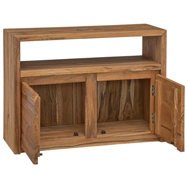 vidaXL Skänk 80x30x60 cm massiv teak