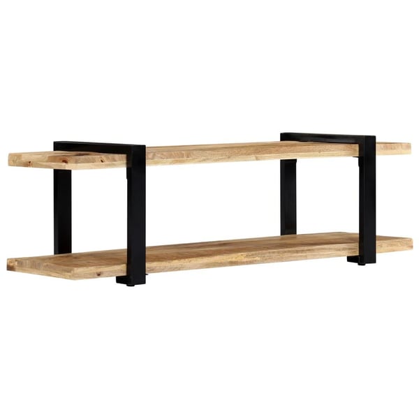 vidaXL TV-benk 130x40x40 cm heltre mango