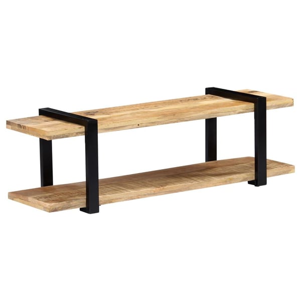 vidaXL TV-benk 130x40x40 cm heltre mango