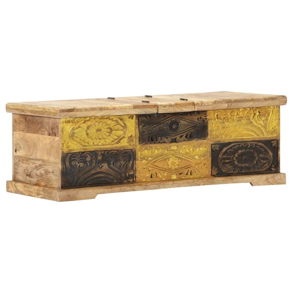 vidaXL sofabord 100 x 50 x 35 cm massivt mangotræ