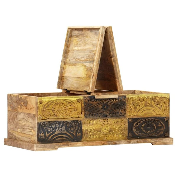 vidaXL sofabord 100 x 50 x 35 cm massivt mangotræ