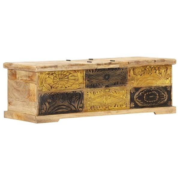 vidaXL sofabord 100 x 50 x 35 cm massivt mangotræ