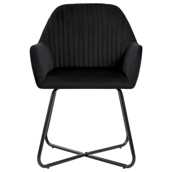 vidaXL spisebordsstole 6 stk. velour sort