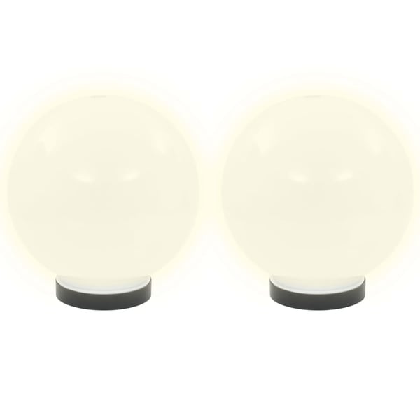 vidaXL LED-kuglelamper 4 stk. kugleformet 20 cm PMMA