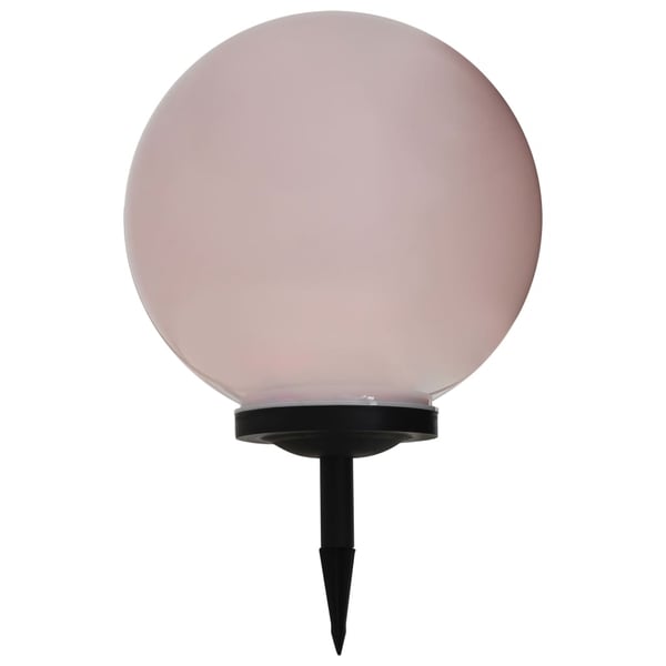 vidaXL Utendørs sollampe 2 stk LED kuleformet 40 cm RGB