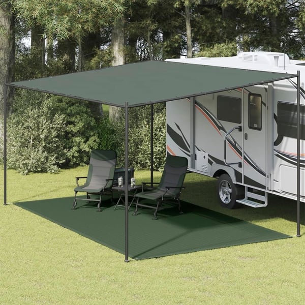 vidaXL Teltteppe 300x500 cm HDPE grønn