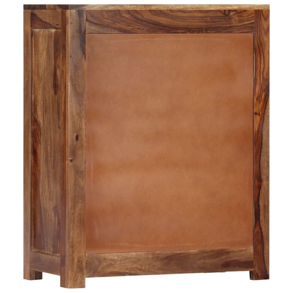 vidaXL sideskab 60x30x75 cm massivt sheeshamtræ