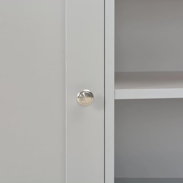 vidaXL TV-taso harmaa 95x39x58 cm