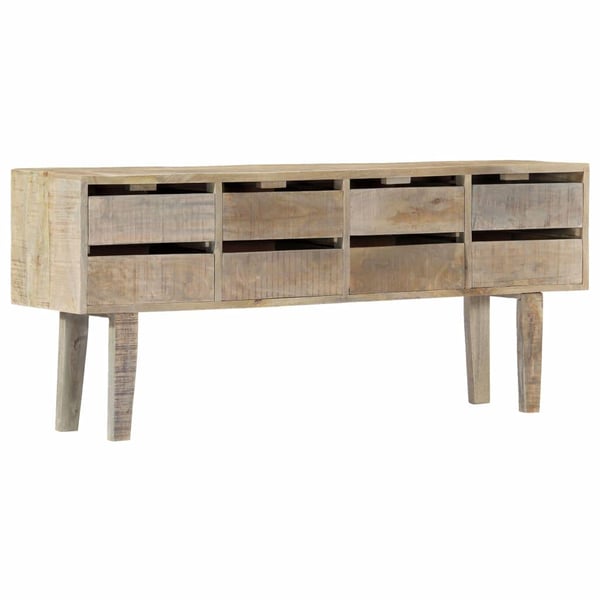 vidaXL skænk 140 x 30 x 60 cm massivt mangotræ