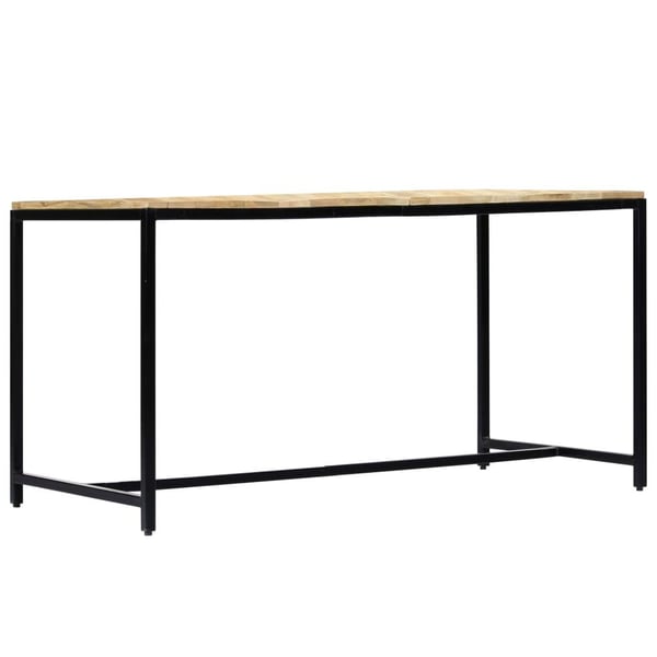 vidaXL Spisebord 140x70x75 cm grov heltre mango