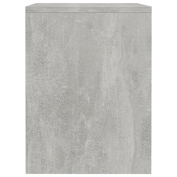 vidaXL Nattbord betonggrå 40x30x40 cm sponplate
