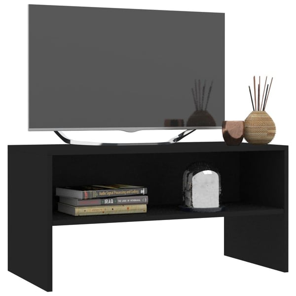 vidaXL tv-bord 80x40x40 cm konstrueret træ sort