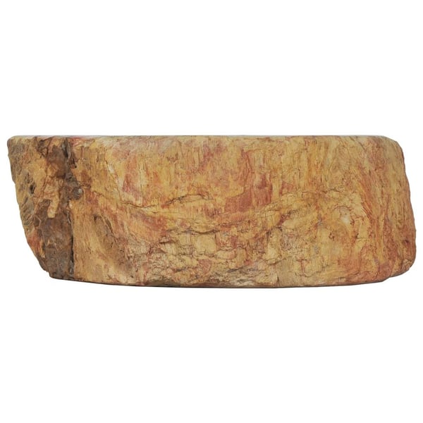 vidaXL Vask 45x35x15 cm fossilstein krem