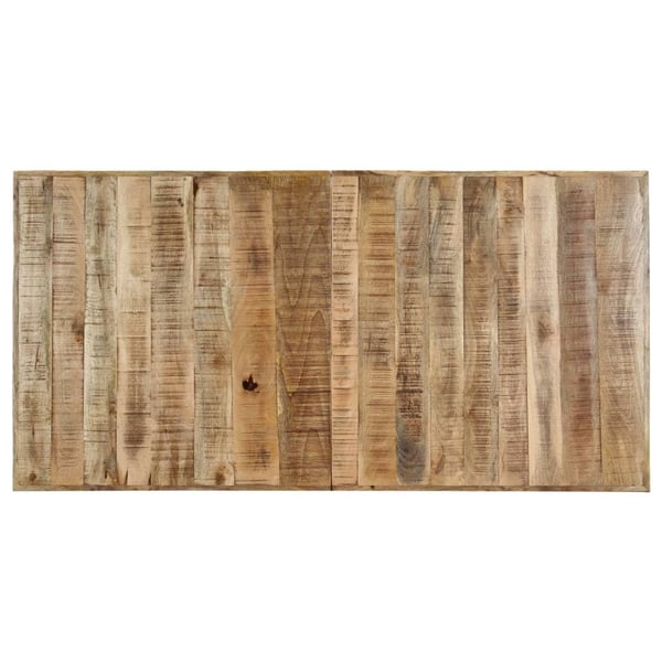 vidaXL Spisebord 140x70x75 cm grov heltre mango