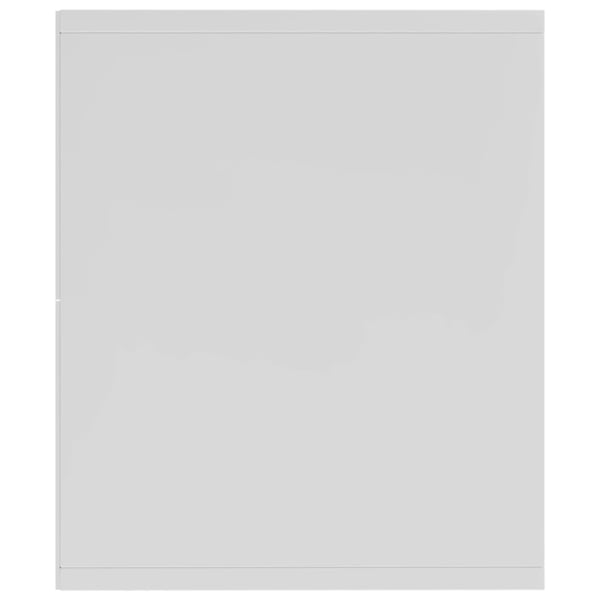 vidaXL Bokhylle/TV-benk hvit 36x30x114 cm sponplate