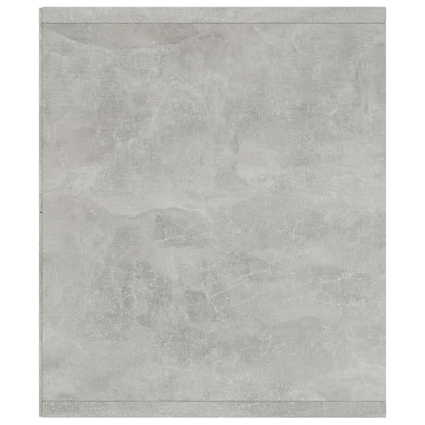 vidaXL Bokhylle/TV-benk betonggrå 36x30x143 cm sponplate