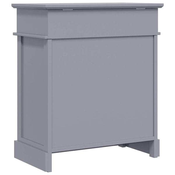 vidaXL Kenkäkaappi harmaa 50x28x58 cm keisaripuu