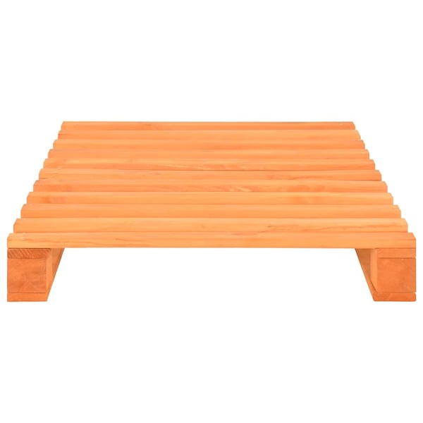vidaXL palleseng massivt fyrretræ 90 x 200 cm brun
