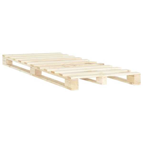 vidaXL palleseng massivt fyrretræ 120 x 200 cm