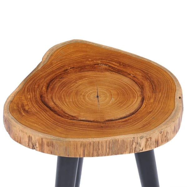 vidaXL sofabord 40 x 45 cm massivt teaktræ